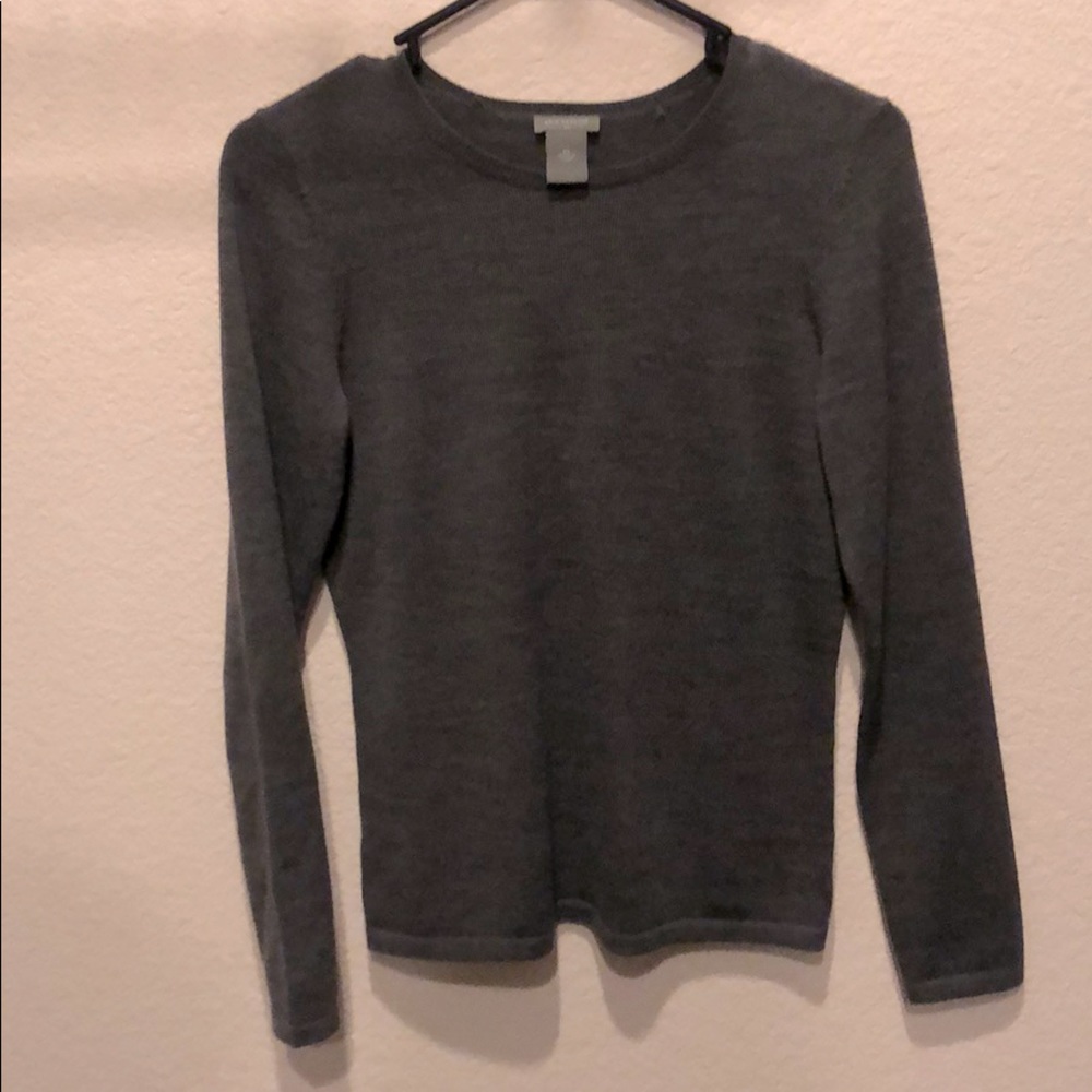 Dark Grey business casual top